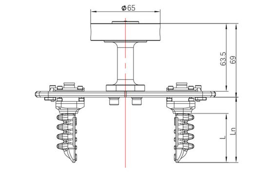 Мягкий робототехнический палец - компакт Gripper-SFG-FMA4-M5086