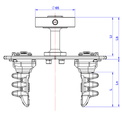Сильный Gripper приспособляемостьи 3500g SRT мягкий робототехнический